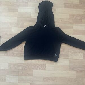Authentic Alo yoga lightweight Black Hoodie size xs